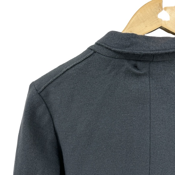 OLIVIER STRELLI Jacket Snap Closure Coat Wool Blend Belgium Gray - Picture 6 of 8